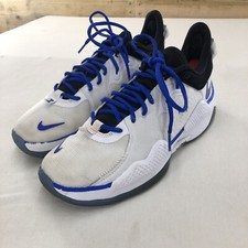 Nike PG 5 PlayStation Men  s Basketball Shoes 10 White Black Blue CW3144-100