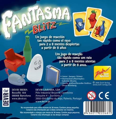 Devir- Fantasma Blitz- Juego de mesa- MÃÃs de 8 años- De 2 a 8 jugadores - Imagen 2 de 2