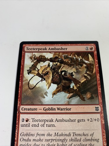 MTG Zendikar Rising Teeterpeak Ambusher 169/280 Magic the Gathering - Picture 3 of 5