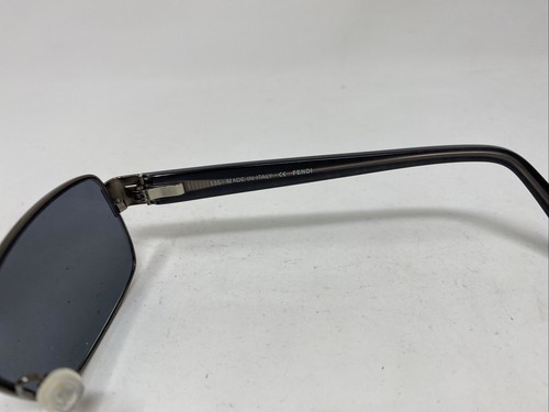 FENDI F911 54-15-135 035 DARK SILVER GRAY FLEX HINGE EYEGLASSES J753 - Picture 7 of 8