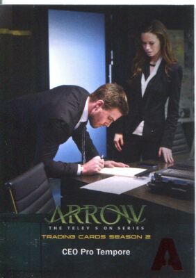 Arrow Season 2 Red Foil Parallel Base Card #53 CEO Pro Tempore