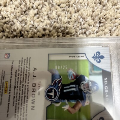 2019 Panini Rookies & Stars Crusade RC Auto Blue A.J. Brown