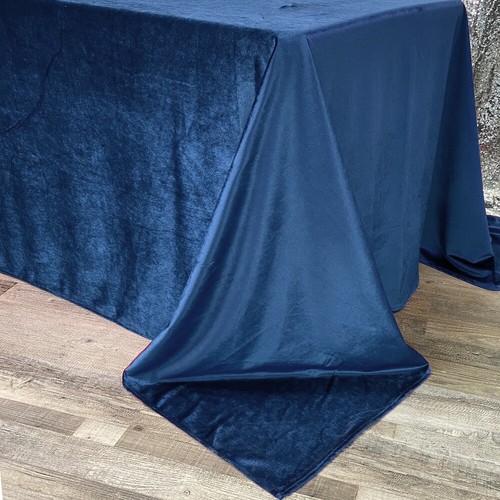 90 x 156 Inch Rectangular Velvet Tablecloth, Silky Tablecloth for Parties - Picture 21 of 89