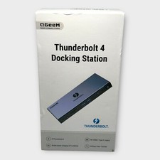 QGeeM 16 in 1 USB C Thunderbolt 4 Docking Station Dual Monitor 4K or Single 8K