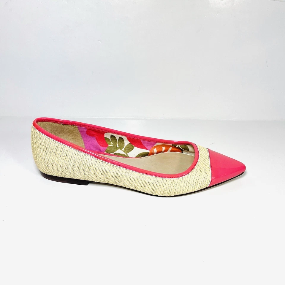 Sapatilhas femininas Lilly Pulitzer Via Palm Beach balé tamanho 7 M biqueira pontiaguda - Imagem 3 de 4