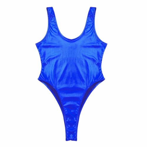 Traje de baño de cuerpo elástico Stringbody Wetlook cuero sintético bikini traje de baño - Imagen 7 de 22