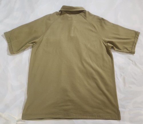 KnightsBridge Shirt Mens L Large Short Sleeve Polo Collared Olive Green FREE S/H - Picture 14 of 15