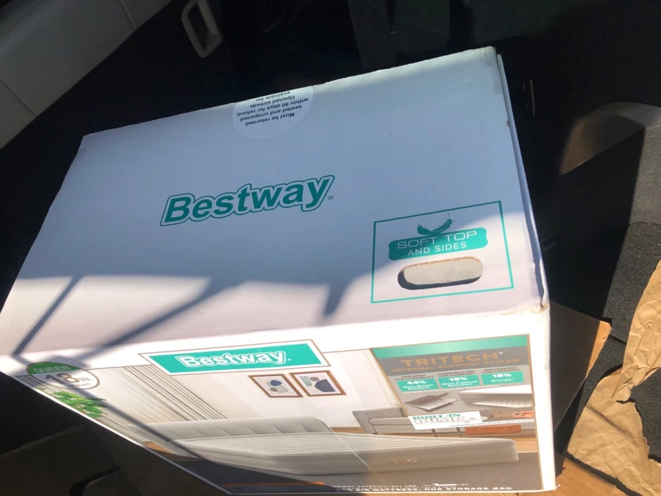 colchón king air con bomba incorporada Foto 2 de 3