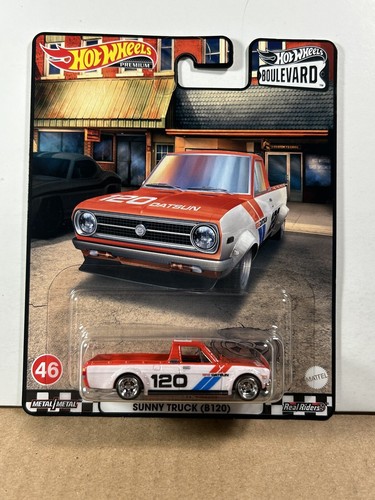 Hot Wheels Premium Boulevard ‘75 BRE Datsun Sunny Truck (B120) #46 HTF