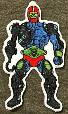MASTERS of the UNIVERSE embroidered figure patch TRAP JAW trapjaw motu skeletor