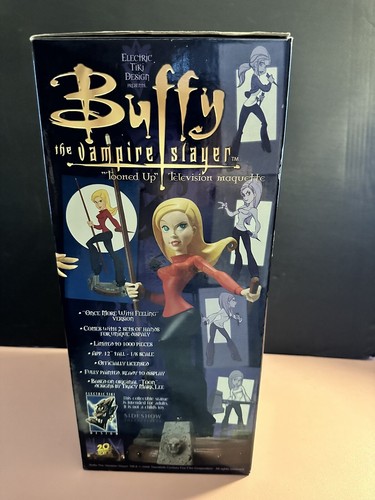 ELECTRIC TIKI BUFFY The VAMPIRE SLAYER TOONED Up MAQUETTE Statue Bust 143/1000 - Picture 4 of 6