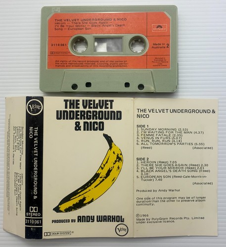 The Velvet Underground & Nico – The Velvet Underground & Nico, AUS Cassette - Picture 3 of 4