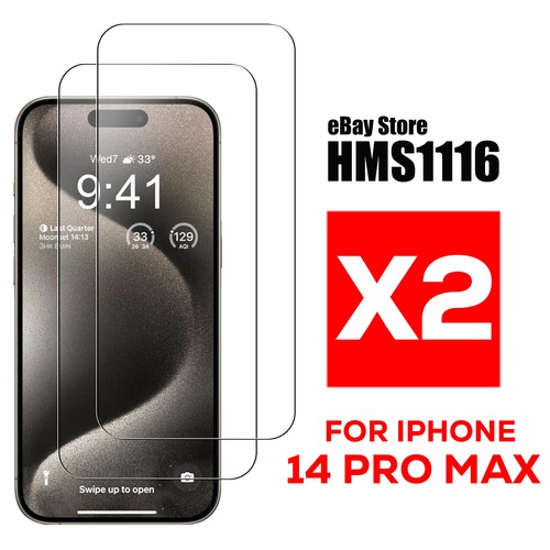 2x iPhone 16e 15 14 13 12 11 Max Pro Screen Protector Glass X Mini XR 6 7 8 plus - Picture 23 of 50