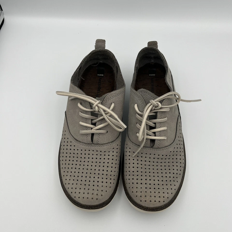 Zapatos de vestir Oxford Merrell Around Town Lace Air para mujer talla 7 gris talla 7 J03692 Foto 2 de 4
