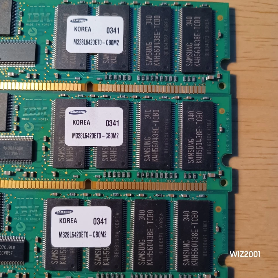 Lot 3x IBM Samsung 512MB PC2100 DDR-266MHz Registered ECCServer RAM TOT=1.5GB - Image 2 of 4