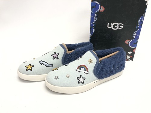 UGG Australia Kids Patch It Slipper Bleach Denim Bling 1093149K Kinderschuhe - Bild 9 von 12