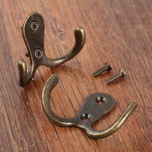 Antique Bronze Wall Door Hook Hanger Organization For Coat Hat Towel Household - Bild 5 von 12