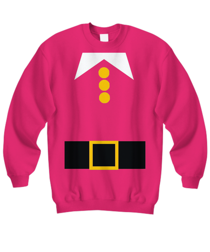 Christmas Elf Santa Claus Holiday Sweatshirt | Ugly Xmas Sweater - Bild 4 von 14