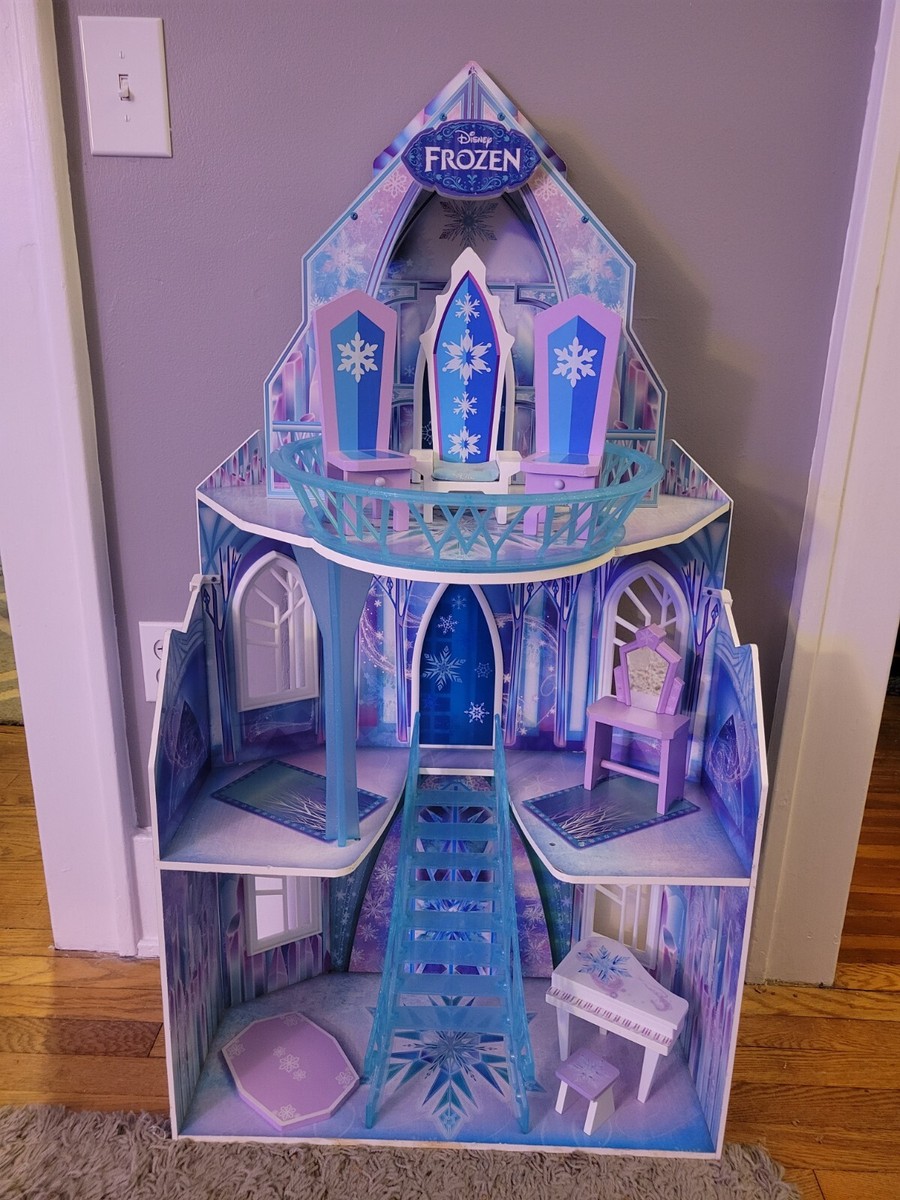 Kidcraft Disney Frozen Frozen Snowflake Castle Dollhouse | eBay