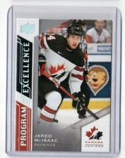 2020-21 UD Team Canada Juniors Card # 104 Program Of Excellence Jared McIsaac