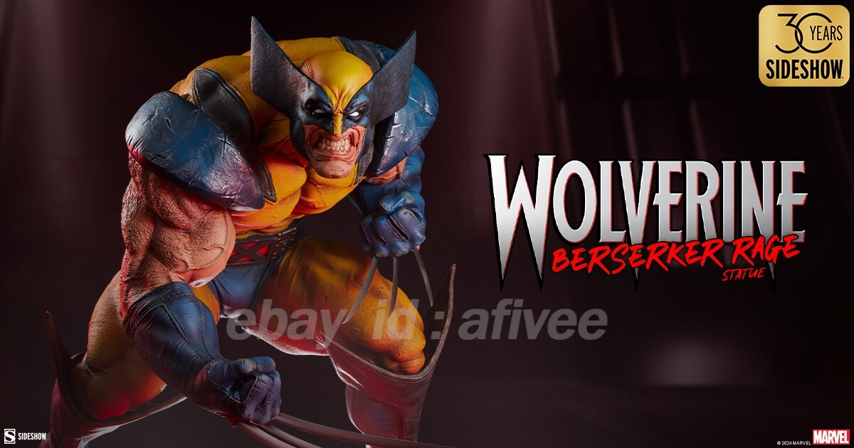 Sideshow 300847 X-MEN Wolverine Berserker Rage Statue - Premium