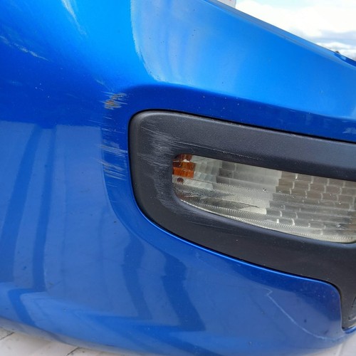 FIAT PUNTO EVO HATCHBACK 5DR MK3 FACELIFT 2010 BLUE 494 FRONT BUMPER MARKS - Picture 3 of 11