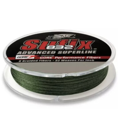 Tresse Sufix 832 Advanced Superline – Lo-Vis Green 150 Yards 30 Lb – Pêche Freshwater