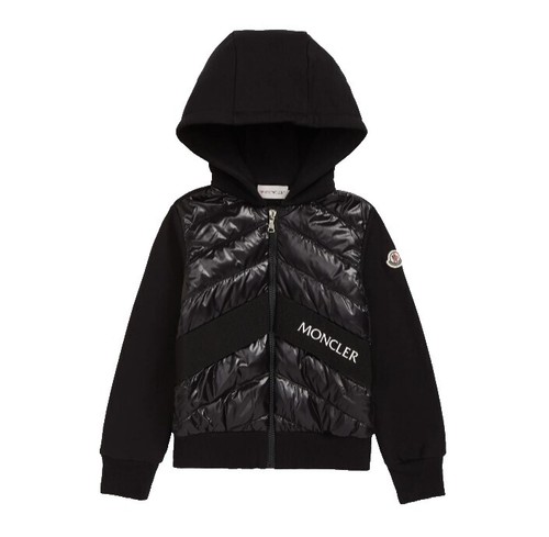 MONCLER　18/24M Moncler Kids Girls Pink Hooded Down Puffer Jacket Size 18-24 Month