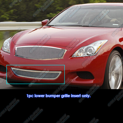 Fits 2008-2010 Infiniti G37 Coupe Sport Lower Stainless Chrome 