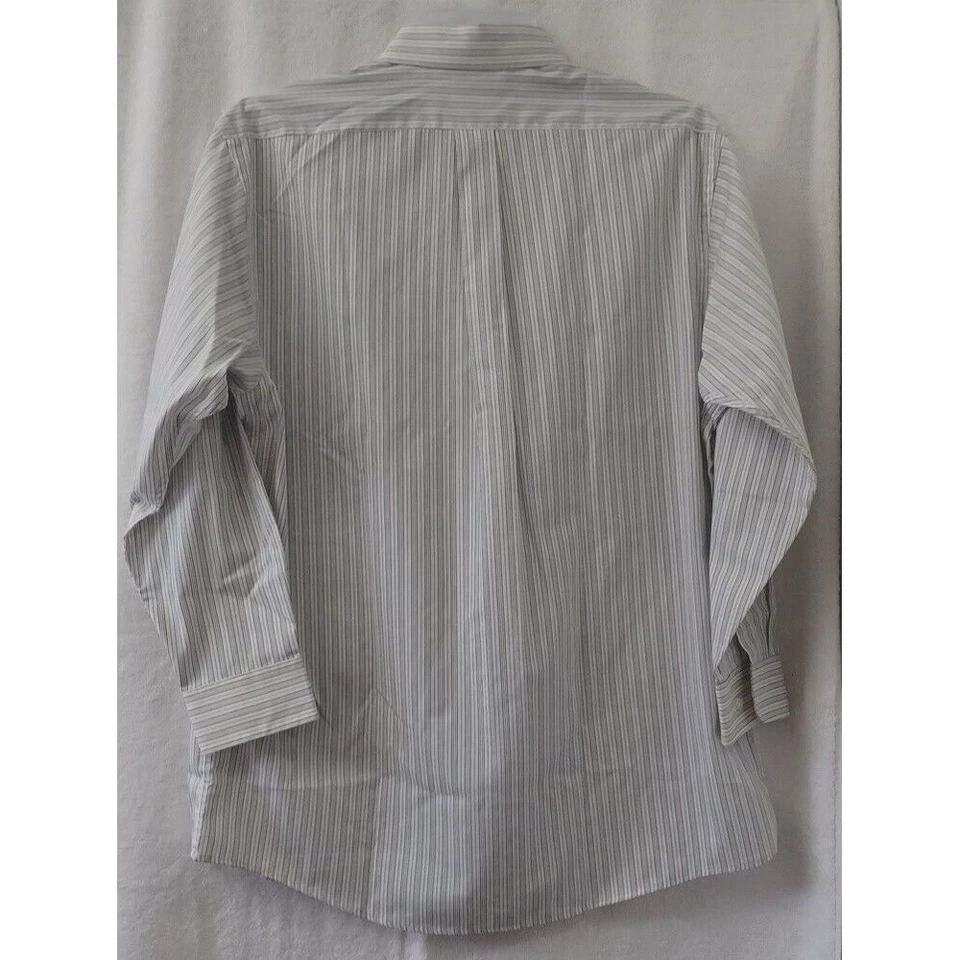 Camisa de vestir para hombre 16,5 manga larga abotonada hecha en EE. UU. Foto 3 de 4