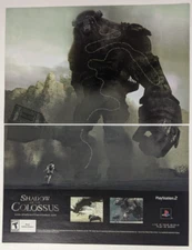 Shadow of the Colossus Print Ad Game Poster Art PROMO Original PlayStation 2 PS2