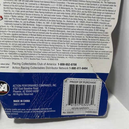 Lotto di nuovi oggetti da collezione NASCAR 1/64 - Gordan, Elliot, Harvick, Foyt, Kulwicki - Foto 17 di 17