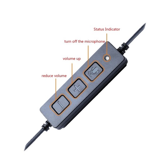 USB Adapter Cable QD(Quick Disconnect) Connector to USB Wire with Volume Adjust - Zdjęcie 6 z 9