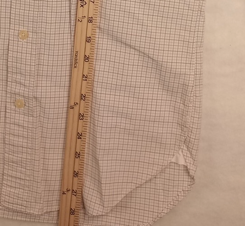Camisa J Crew para hombre pequeña con botones a cuadros 100 % algodón manga larga - Imagen 5 de 6