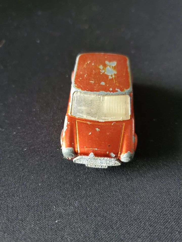 (1052) Matchbox Racing Mini rouge 1970 n°29 - Photo 3/4