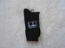 b.ella cashmere blend socks-brown and tan-Womens size 9-11-New with tag!