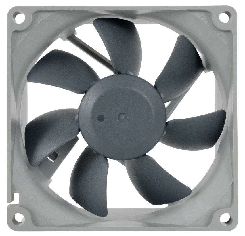 NF R8 Redux 1800 High Performance Cooling Fan 3 Pin 1800 RPM 80mm Grey Best - UK - Image 2 of 4