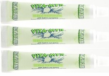 3 Pack VITA-MYR Zinc Plus Xtra Natural Effective Herbal Toothpaste 5.4 oz