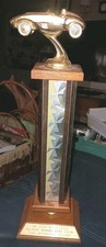 Trofeo auto da corsa vintage 1° posto Texas International Speedway 7-11-70 