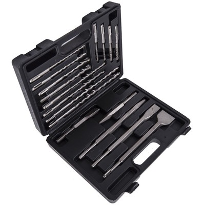 maXpeedingrods 17PC Drill Bits & Chisel SDS PLUS Rotary Hammer BIt Set