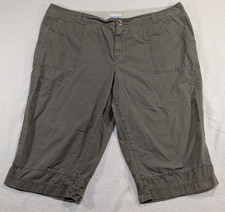 Columbia Womens Hiking Capris 22w Olive Green...