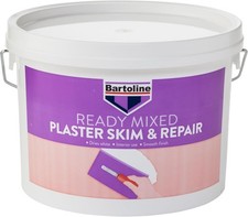 Bartoline Ready Mixed Plaster Skim and Repair 2.5 L, Easy Application Plaster f