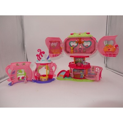 My Little Pony Ponyville Hot Chocolate Cafe Pinkie Pie Balloon House Playset Lot