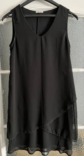 Women Intimissimi Dress Black Viscose 34 / XS / 42 #9B45