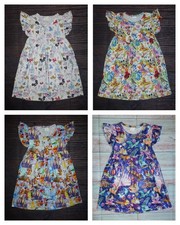 NEW Boutique Disneyland Girls Sleeveless Pearl Dress 18M 2T 3T 4T 5-6 6-7 7-8