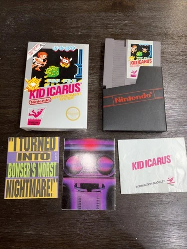 Kid Icarus (Nintendo NES) Complete - 5 Screw Cartridge) CIB