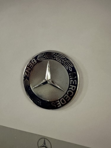 Mercedes Benz logo badge stemma emblema cofano anteriore originale - Foto 2 di 5
