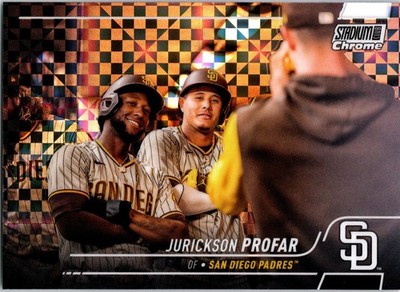 2022 Stadium Club Chrome #346 Jurickson Profar X-Fractor
