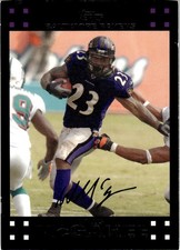 Willis McGahee 2007 Topps #54 Baltimore Ravens 29481 Football Card