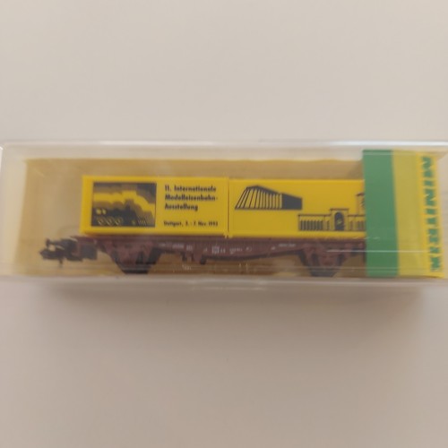 Minitrix  13851  (Spur N) Container-Güterwagen + OVP  -  Angebot 1 | Zustand: Neu